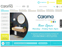 Tablet Screenshot of caroma.co.nz